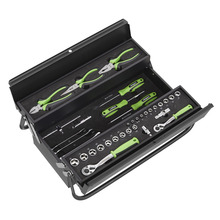 Sealey S01215 Siegen Cantilever Toolbox with Tool Kit 70pc