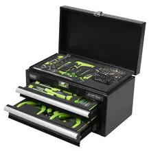 Sealey S01335 Siegen Mini Toolbox 2 Drawer with 111pc Tool Kit