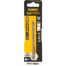 DeWALT 6.0mm Black & Gold 1/4