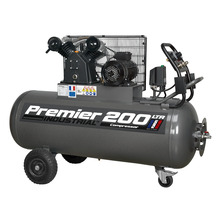 Sealey SAC3203B3PH Premier 200L Belt Drive Air Compressor with Front Control Panel