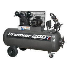 Premier 200L Belt Drive Air Compressor with Front Control Panel 3hp 415V 3ph