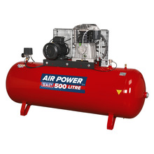 Sealey 500L Belt Drive Air Compressor with Cast Cylinders 7.5hp 2-Stage