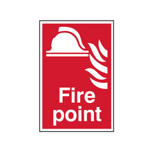 Scan SCA1451 Fire Point - PVC Sign 200 x 300mm