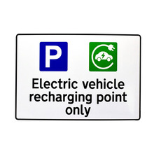 Scan SCA14979 Ev Recharging Point Only Rpvc 300X200mm