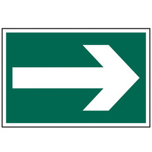 Scan SCA1521 Arrow Symbol - PVC Sign 300 x 200mm