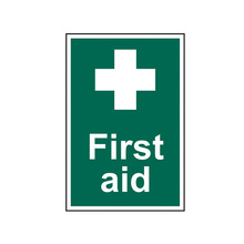 Scan SCA1550 First Aid - PVC Sign 200 x 300mm