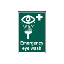 Scan SCA1554 Emergency Eye Wash - PVC Sign 200 x 300mm