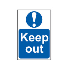 Scan SCA4003 Keep Out - PVC Sign 400 x 600mm