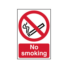 Scan SCA4050 No Smoking - PVC Sign 400 x 600mm