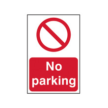 Scan SCA4051 No Parking - PVC Sign 400 x 600mm