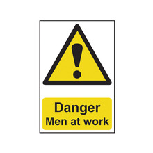 Scan SCA4104 Danger Men At Work - PVC Sign 400 x 600mm