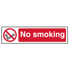 Scan SCA5050 No Smoking - PVC Sign 200 x 50mm