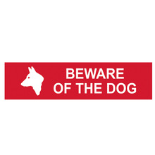Scan SCA5251 Beware Of The Dog - PVC Sign 200 x 50mm