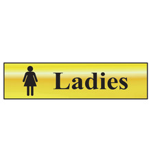 Scan SCA6002 Ladies - Polished Brass Effect 200 x 50mm