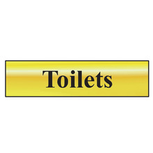Scan SCA6005 Toilets - Polished Brass Effect 200 x 50mm