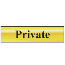 Scan SCA6012 Private - Polished Brass Effect 200 x 50mm