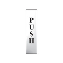 Scan SCA6032C Push Vertical - Polished Chrome Effect 50 x 200mm
