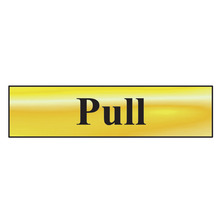 Scan SCA6033 Pull - Polished Brass Effect 200 x 50mm