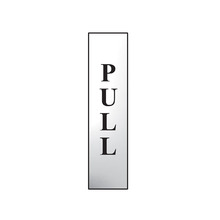 Scan SCA6034C Pull Vertical - Polished Chrome Effect 50 x 200mm