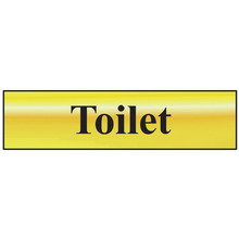 Scan SCA6051 Toilet - Polished Brass Effect 200 x 50mm