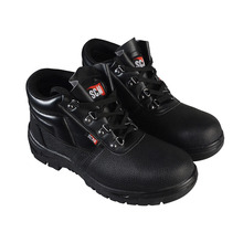 Scan SCAFWCHUK4 4 D-Ring Chukka Safety Boots Black UK 4 EUR 37