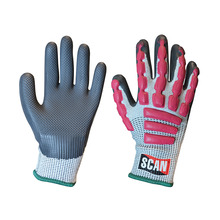 Scan SCAGLOAIM Anti-Impact Latex Cut 5 Gloves - M (Size 8)