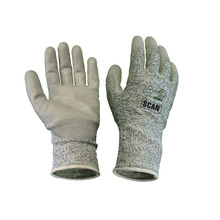 Grey PU Coated Cut 5 Gloves - XL (Size 10)
