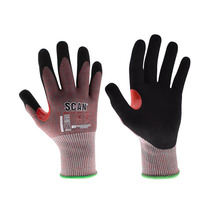 Scan SCAGLOCUTFL Nitrile Palm Cut F Gloves - L (Size 9)