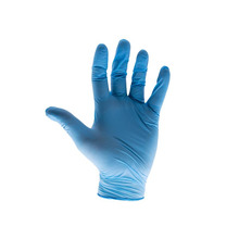 Scan SCAGLODNL Blue Nitrile Disposable Gloves Large (Box of 100)