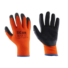 Thermal Latex Coated Gloves - L (Size 9)