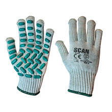 Scan SCAGLOVRM Vibration Resistant Latex Foam Gloves - M (Size 8)