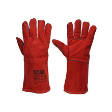 Scan SCAGLOWELRED Welder's Gauntlets - Large (Size 9)