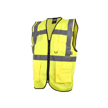 Scan SCAHVUWXL Hi-Vis Utility Yellow Waistcoat - XL (48in)