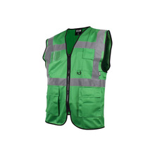 Scan SCAHVUWMG Hi-Vis Utility Green Waistcoat - M (41in)