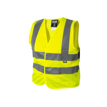 Scan SCAHVWC9 Hi-Vis Waistcoat Yellow - Child 7-9
