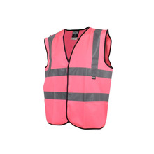 Scan SCAHVWLP Hi-Vis Waistcoat Pink - L (44in)