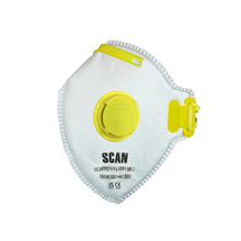 Scan SCAPPEP1FFVB Fold Flat Valved Disposable Mask FFP1 (Pack of 10)