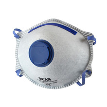 Scan SCAPPEP2OMV Moulded Disposable Odour Mask Valved FFP2 Protection (Pack 3)