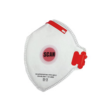 Scan SCAPPEP3FFVB Fold Flat Disposable Valved Disposable Mask FFP3 Protection (Pack 10)
