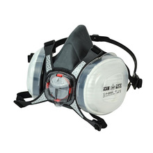 Twin Half Mask Respirator + P2 Dust Filter Cartridges