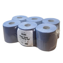 Scan SCASC150M6F Paper Towel Wiping Roll 2-Ply 176mm x 150m (Pack 6)