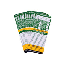 Scan SCASCAFTAGI Scaffold Tag Inserts Pack Of 10