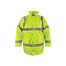 Scan SCAWWHVMJL Hi-Vis Yellow Motorway Jacket - L (44in)