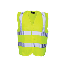 Scan SCAWWHVWC9 Hi-Vis Waistcoat Yellow - Child 7-9