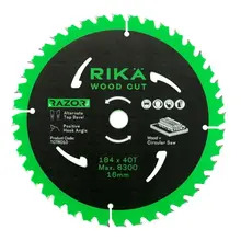 Rika TCTR010 Razor Pro TCT Circular Saw Blade 184mm x 40T x 16mm