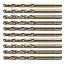 Rika HSSR046 Hss Cobalt Drill Bit 4.8 x 86mm 10pk