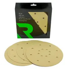 Rika ABRR019 Drywall Sanding Disc Perforated 225mm 120 Grit 25 Pack