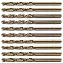 Rika HSSR045 HSS Cobalt Drill Bit 4.5mm x 80mm 10 Pack