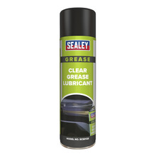 Sealey SCS012 Clear Grease Lubricant 500ml - Pack of 6