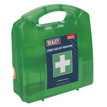 Sealey SFA01M First Aid Kit, Medium - BS 8599-1 Compliant